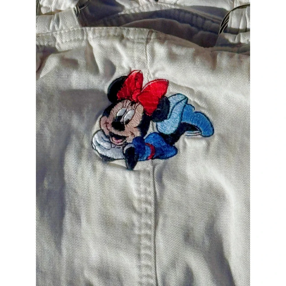 Vintage Disney Minnie Mouse Overalls Dress‎ Girls 24 Months 90's Y2K